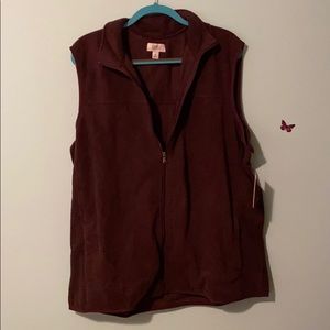 Men’s Fleece Vest NWT